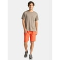 thumbnail image 2 of Athletic Works Men's & Big Men’s Jersey Knit Shorts, 9" Inseam, Sizes XS-5XL, 2 of 5