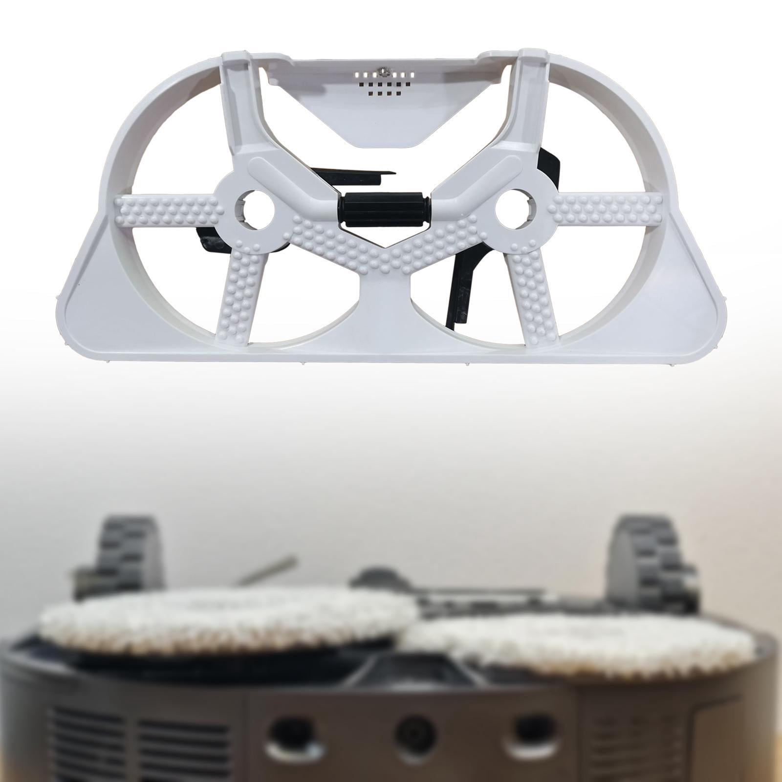 Fiocias Robot Vacuum Cleaning Tray Lightweight Easy to Install Sweeping Robot Attachment White A