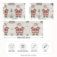 thumbnail image 2 of Yayeee Pillowcase Standard Size Set of 2 Satin Wrinkle Resistant Pillow Case, Beige Christmas Santa, 2 of 8