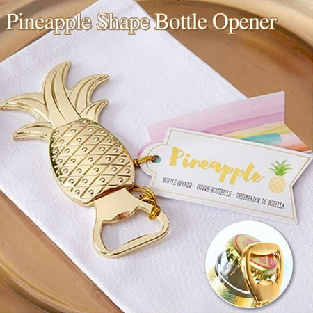 

NIUREDLTD Household Opener Shape Gifts Alloy Pineapple Small Wedding Bottle Necessities Home Decor