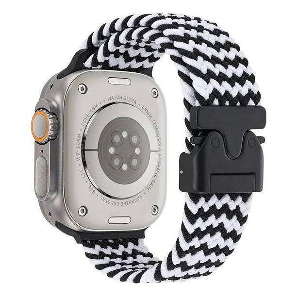 Correa Trenzada de Silicona para Apple Watch, Compatible con Todas las Series