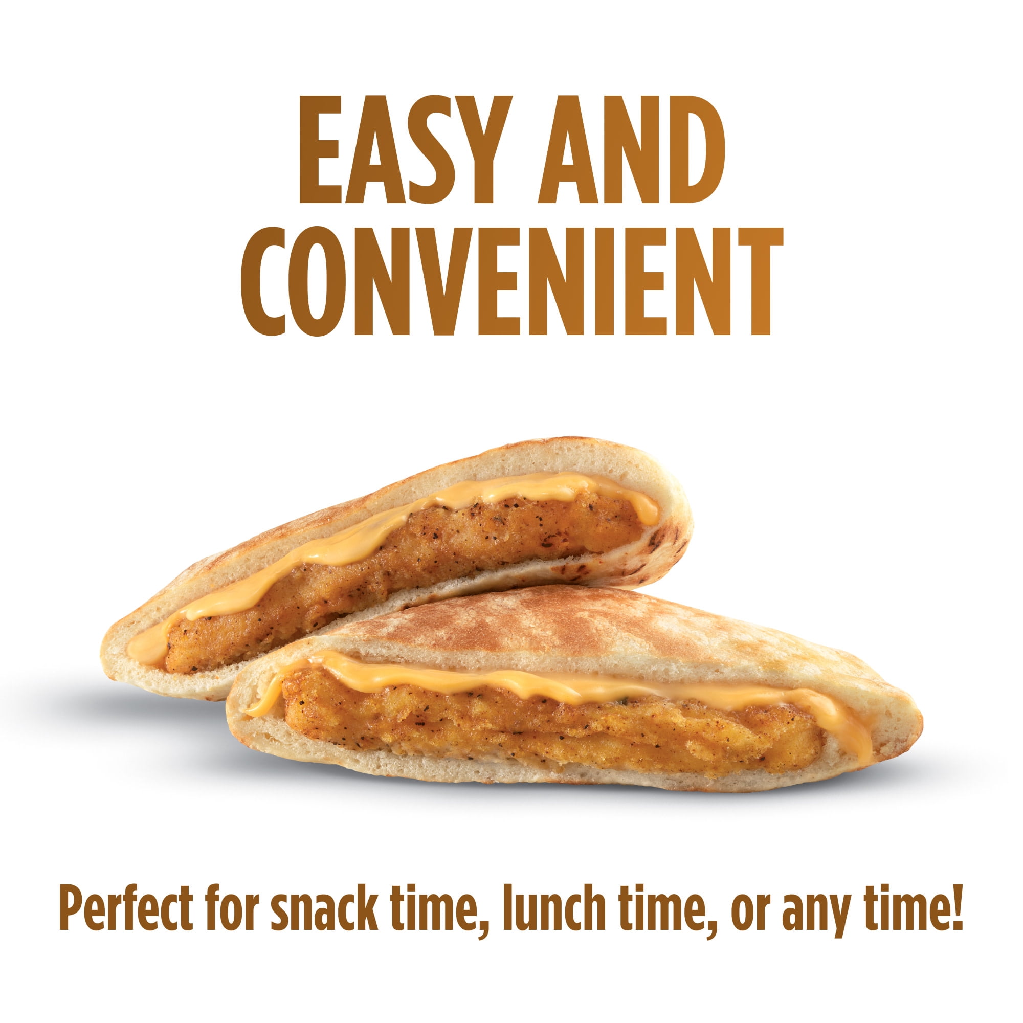 Sandwich Bros. Chicken Melts, Frozen Pita Sandwiches, 15 oz., 6-Count