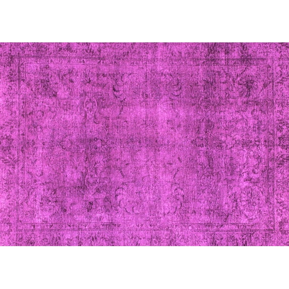Ahgly Company Indoor Rectangle Abstract Pink Modern Area Rugs, 3' x 5'