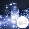 thumbnail image 1 of Fiudx Juego de 10 Luces Led de Alambre de Cobre a Pilas, Diseño Flexible, Decoración Navideña, Ideal para Fiestas y Bodas, Fácil de Guardar, 1 M de Largo, Paquete de 10, 1 of 7