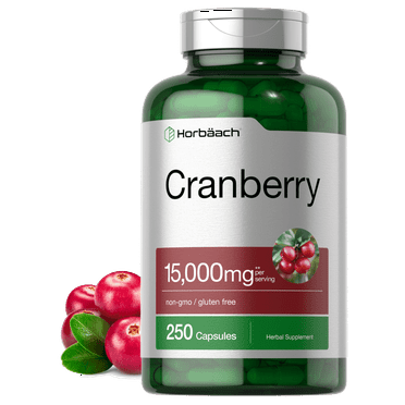 Cranberry   Vitamin C Extract | 15,000mg | 250 Capsules | by Horbaach