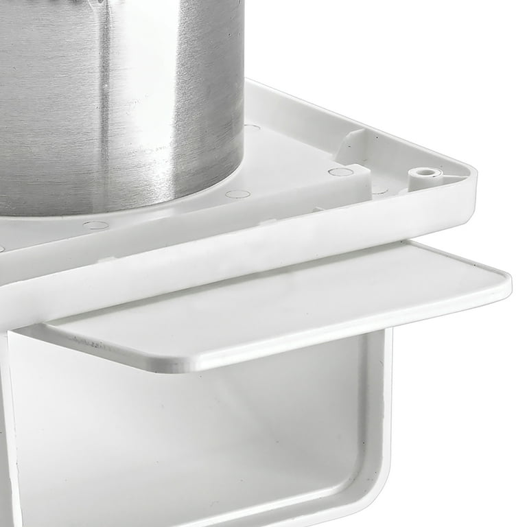 Lambro 143WTP 4-In. White Plastic Under Eave Vent with Weather