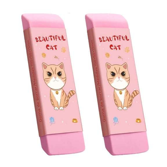 Ywmsfl 2 Pieces Cute Cartoon Erasers Super Jumbo-Big Erasers Pencil Erasers Prize Gifts