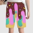 thumbnail image 2 of KKBOTIVE Shorts for Boys Cargo Shorts Elastic Waist Jogger Sports Short Comfort with Pockets and Drawstring Holiday Shorts Kids Fashion Sweat Pant, Hot Pink Size: 11-12 Years, 2 of 4