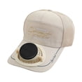 thumbnail image 5 of AJGRHE Solar Powered Fan Hat For Sun And Breathable Sun Hat With USB Chargeable Fan For Outdoor Activities And Beach Days Beige One Size, 5 of 5