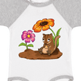 thumbnail image 4 of Inktastic Cute Chipmunk on Lunch Break with Flowers Boys or Girls Baby Bodysuit, 4 of 5
