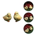 thumbnail image 3 of 2 Pcs Décorations de Poulet Simulé Adorables Artisanat Animalier Décors de Microlandscape, 3 of 8