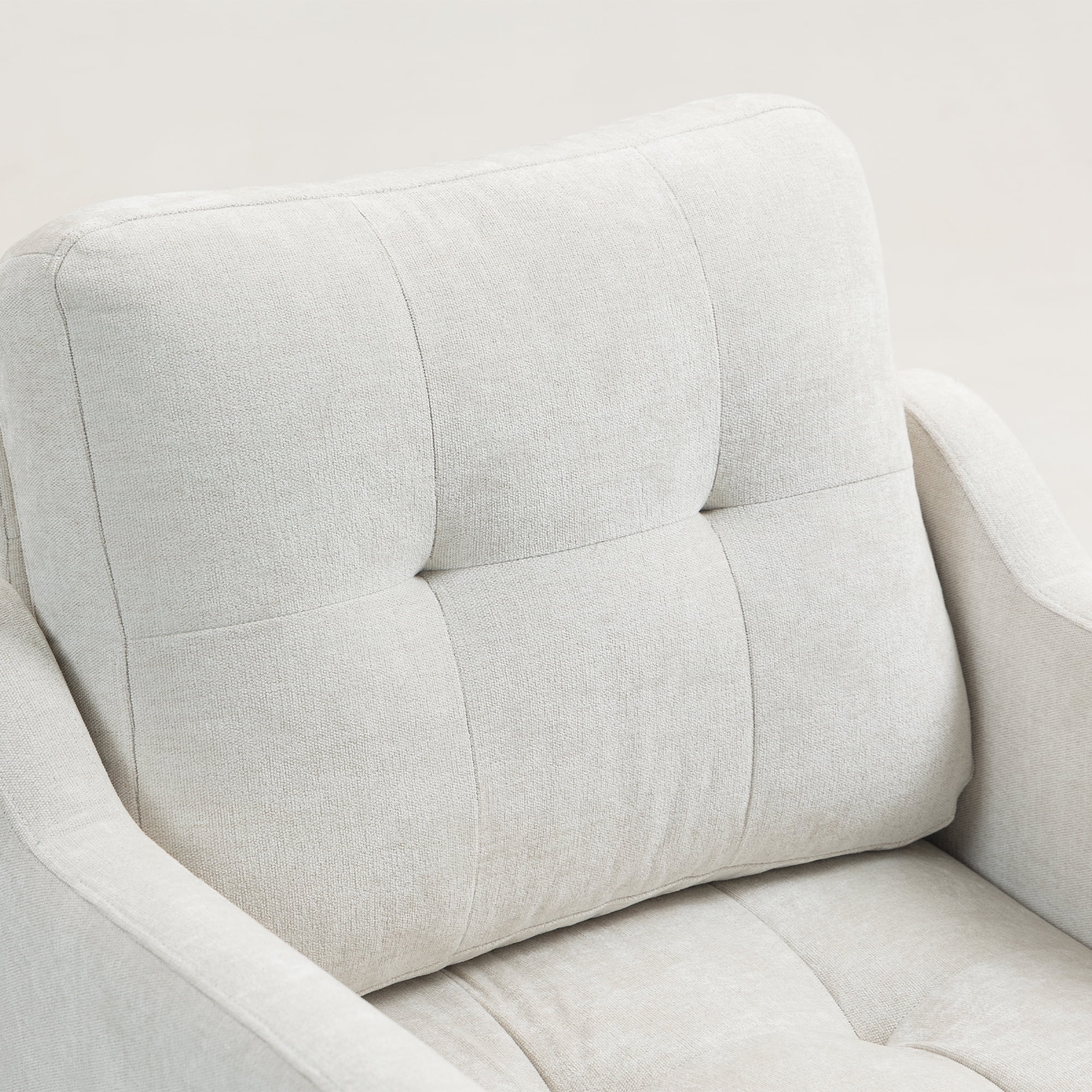 Comfortable armchair with USB charging port, ergonomic wide backrest, vintage wooden legs, comfortable upholstered armchair with side storage for living room bedroom