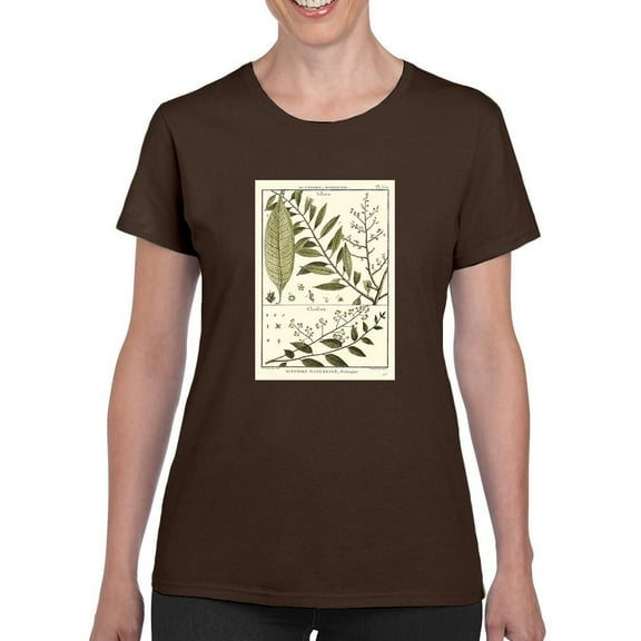 Fern Classification Iii T-Shirt Women -Denis Diderot Designs, Female Large
