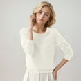thumbnail image 2 of Women’s Pullover Sweater Comfortable Round Neck Solid Long Sleeve Casual Wear for Every Occasion, 2 of 4