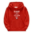 thumbnail image 2 of LUOGENLI Sweatshirt for Boys 6-8 Kids Boys Girls Football Fans Sports Gift Teen Sweatshirt Vintage Rugby Player Sports Retro Rugby Pullover Hoodie Hoodies for Boys 12-14 3-4 Years, 2 of 3