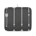 thumbnail image 2 of Artistic Arrow Collection Dish Drying Mat for Kitchen, Quick Drying Absorbent Soft Durable 16" x 18", 2 of 10