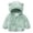 Green, variant on Toddler Girls Winter Windproof Solid Bear Ears Hooded Coat With Pocket Jacket Kids Warm Outerwear Swallowtail Jacket Kids Dress Coat for Girls Thick Winter Jackets for Kids Ski Jacket Girls 4t Girls