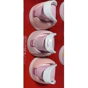 Owala FreeSip Stainless Steel Water Bottle, 24oz, pink and white