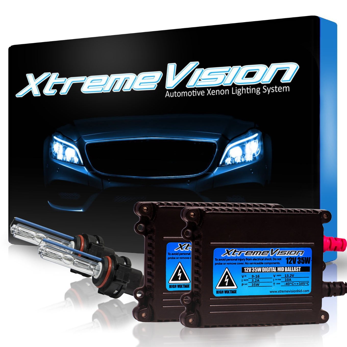 XtremeVision Kit Xenon Light Headlight 9005 8000K - Medium Blue - Walmart.com