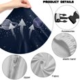 thumbnail image 6 of Pzuqiu Gothic Sun Gaming Chair Cover Fashion 4 Pack Racing Computer Chair Slipcover Set Elastic Non-Slip Office Chairs Protector for Home, Shop, Office, 6 of 7