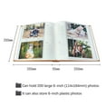 thumbnail image 4 of Vaidha 200 Growth Commemorative Albums Photo Albums Storage Albums Album Inserts 4d Large 6-inch Photo Albums, 4 of 5