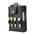 thumbnail image 2 of Set de regalo de termo de golf para hombres y mujeres, cumpleaños, personalizado, de acero inoxidable Negro, 2 of 9