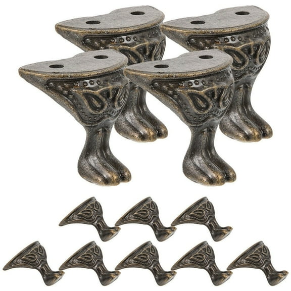 12 Pcs Wood Case Legs Corner Protector Furniture Feet Replacement Foot Box