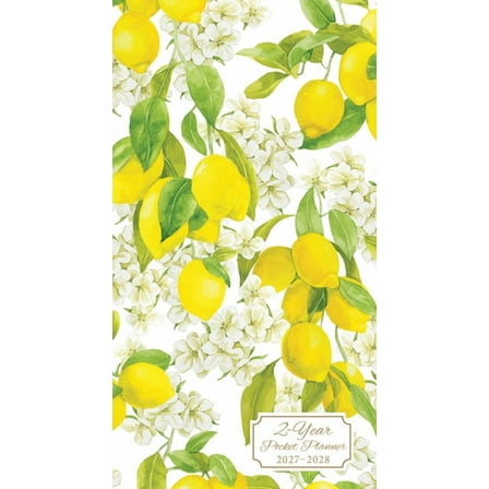 2027-28 Amalfi Lemons 2-Year Pocket Planner (24-Month Calendar), (Paperback)
