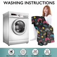 thumbnail image 6 of Wearable Oversized Blanket,Blue Controllers Games Icons Black Pattern Wearable Blanket Hoodie for Adults,Cozy Hooded Blankets with Super Pockets,Super Warm Fuzzy Pullover for Women & Men, 6 of 6