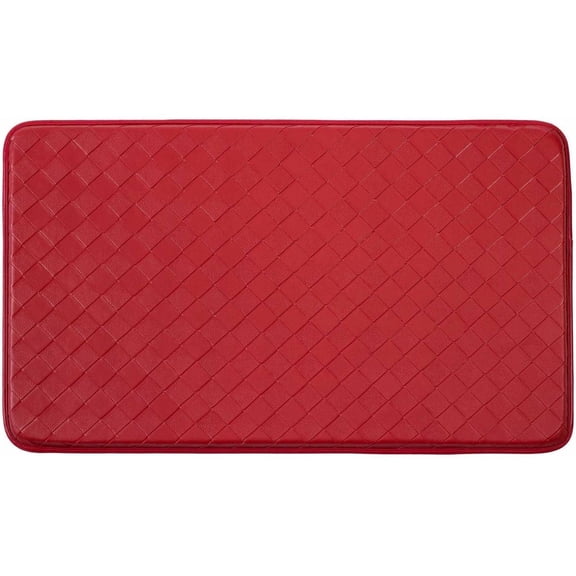 Chef Gear Anti-Fatigue Faux-Leather Kitchen Mat
