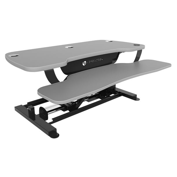 Versadesk 48 Electric Standing Desk Converter Gray Height
