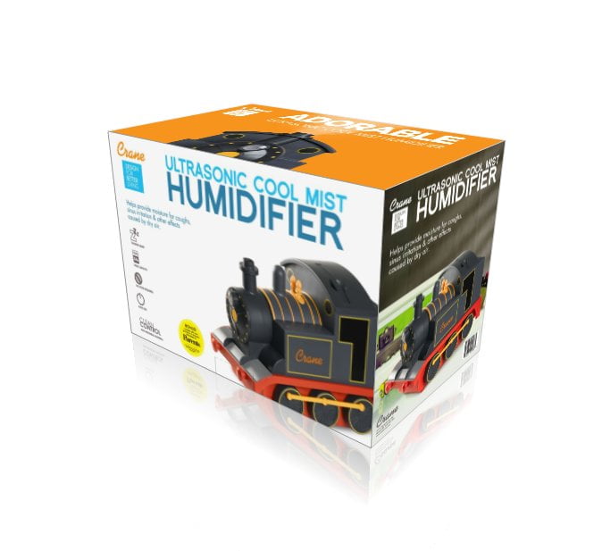 Crane Adorable Ultrasonic Cool Mist Humidifier - Train