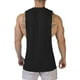 thumbnail image 5 of pstuiky Camisetas sin mangas para hombre, Chaleco deportivo informal sin mangas para hombre, de color liso, para verano, para hacer ejercicio, correr y entrenar Tops elegantes para mujer xl, 5 of 5