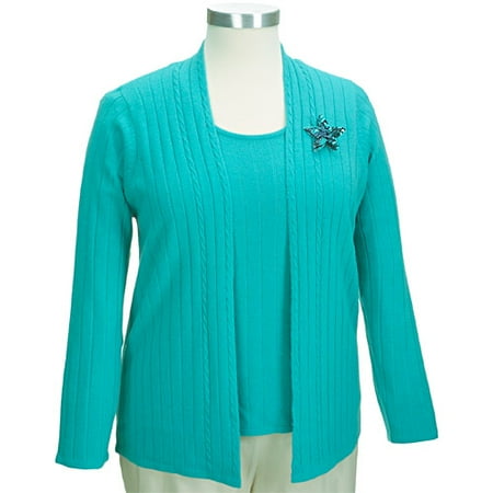 White Stag - Women's Plus Fluffy Twin Set Twofer