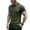 Green, variant on Men's Shirts, Casual Shirts for Men Collared Hollow Out Knit Shirts Summer Lightweight Breathable Slim Fit T-Shirts White M