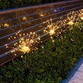 thumbnail image 4 of Luz LED Solar impermeable para césped Lámpara decorativa para jardín 90 Tmvgtek fuegos artificiales, 4 of 9