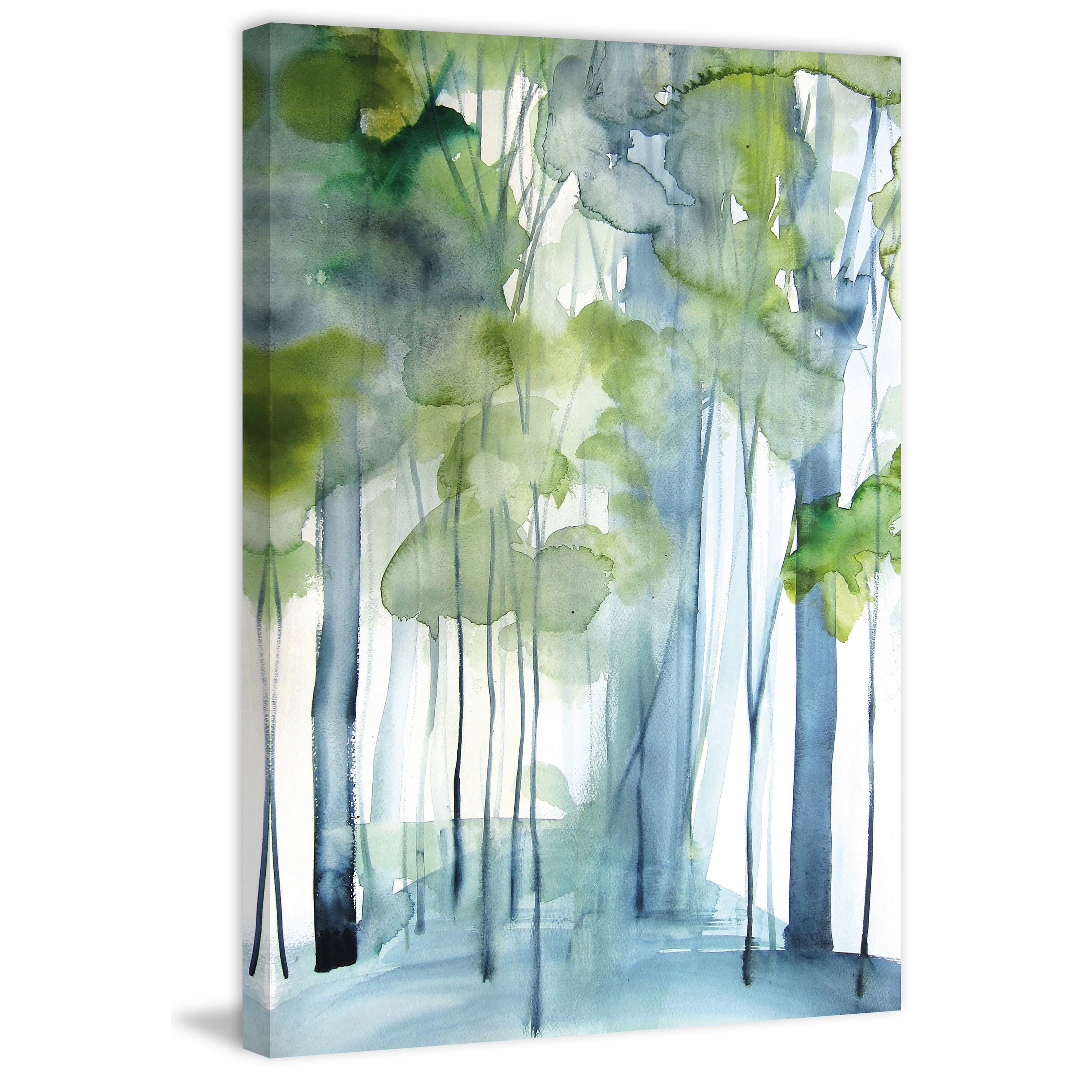 Marmont Hill "New Growth" by Christine Lindstrom Painting Print on Wrapped Canvas