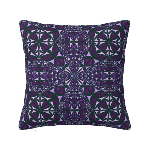 ZICANCN Kaleidoscope Repeat Decorative Throw Pillow Covers, Bed Couch Sofa Decorative Knit Pillow Covers for Living Room Farmhouse, 16"x16"
