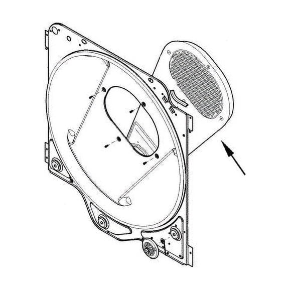 FRIGIDAIRE 5304515366 DUCT - GENUINE OEM PART