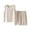Beige, variant on ZZwxWA Girls and Boys Clothing Sets 2 Piece Short Sleeve T Shirt and Pant Sets Girl Boy Outfits for Kids Size Online Shopping