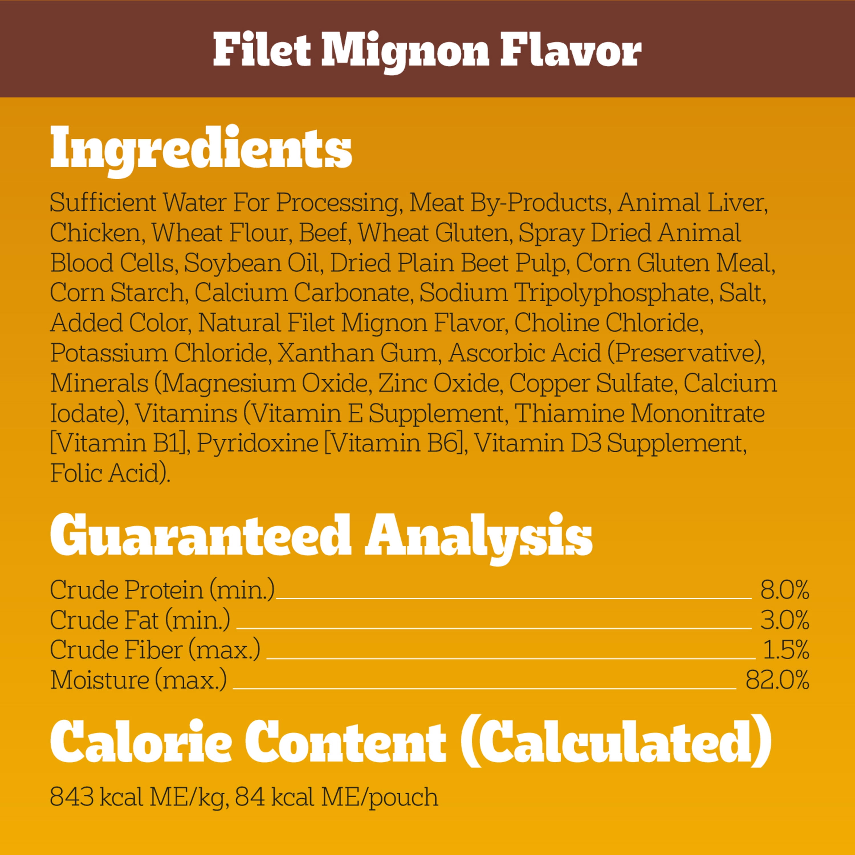 PEDIGREE Pouch, 30ct Multi-pack Beef CIG (Filet Mignon, Beef/Noodle/Veg, Beef/Bacon/Cheese)