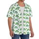 thumbnail image 2 of Balery St. Patrick's Day rainbows Camisa Casual de Manga Corta con Botones para Hombre, Texturizada, Estilo Cubano, para Playa, Verano-3X-Large, 2 of 5