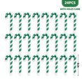 thumbnail image 3 of 24PCS Christmas Candy Canes Red and Green Crutch Xmas Tree Hanging Ornaments Gifts for Holiday Party New Year Home Decor Navidad, 3 of 5