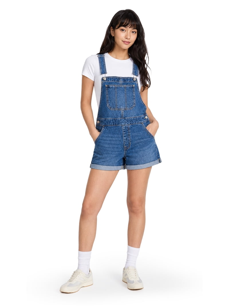 No Boundaries Denim Shortalls, 3