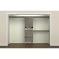 thumbnail image 6 of Closetmaid Ss-12015 Suitesymphony Adjustable Width Closet Organization System - White, 6 of 7
