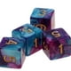 thumbnail image 4 of Old D6 D&D RPG , Púrpura + azul Morado + Azul Hugo Juego de dados de 6 caras, 4 of 8