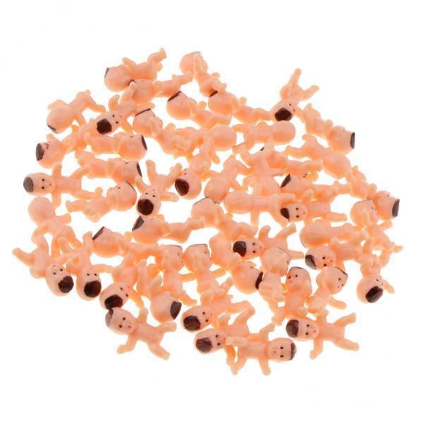 6x Muñeca Kewpie de 1 "de shower, decoración de de bebé de de de bebé, decoración de de bebé - 50 piezas