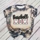thumbnail image 1 of Fiudx Tops para Mujer Blusa de Manga Corta con Cuello Redondo y Estampado Informal para Mujer a La Moda, 1 of 6