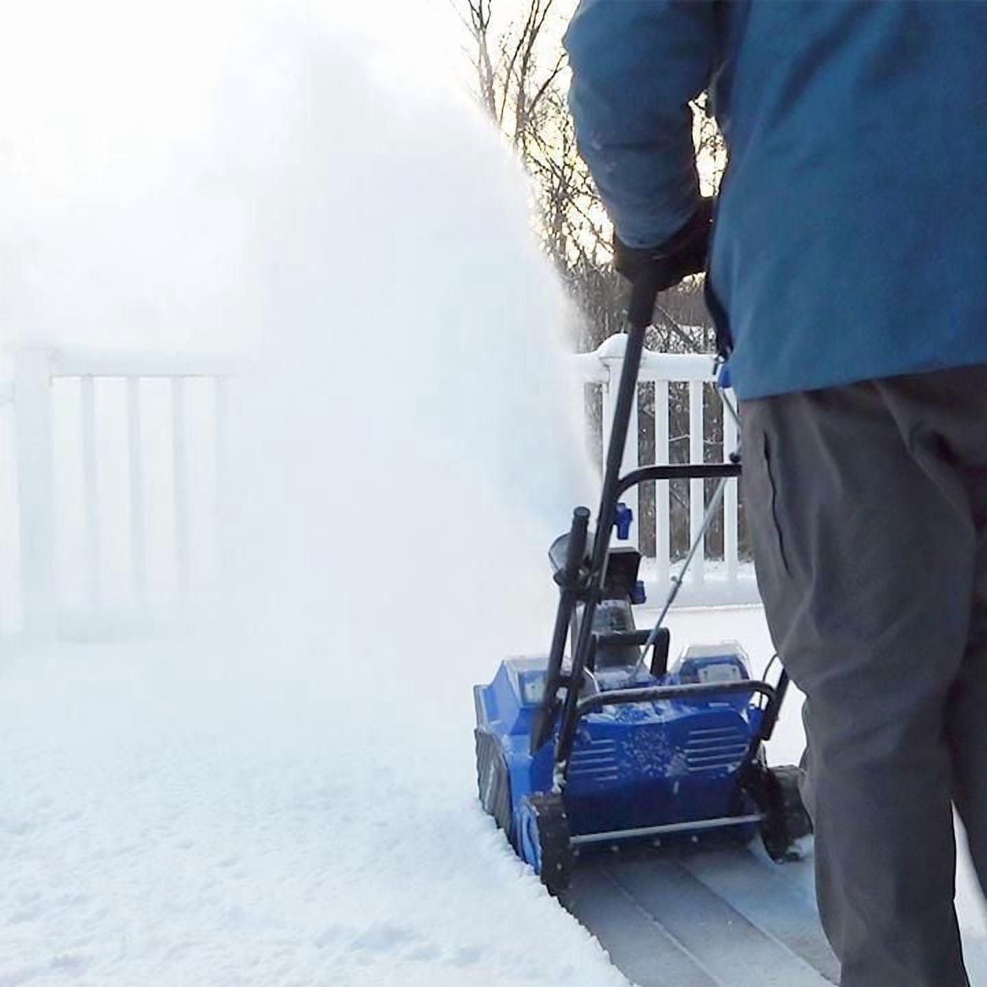 Ensemble Souffleuse à Neige Snow Joe sans cordon iON+ 48 V, 46 cm, Avec 2 Batteries de 4,0 Ah et Chargeur