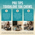 thumbnail image 4 of ToughLove Himalayan Yak Cheese Dog Chews Medium 5 Count Long Lasting Natural Dog Treats, 4 of 8